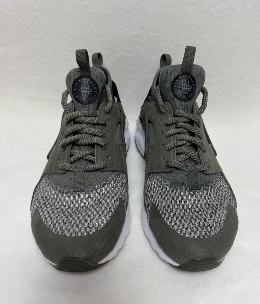 Nike Air Huarache Run Ultra SE (GS) Kids 7Y Olive Green Mesh Sneakers